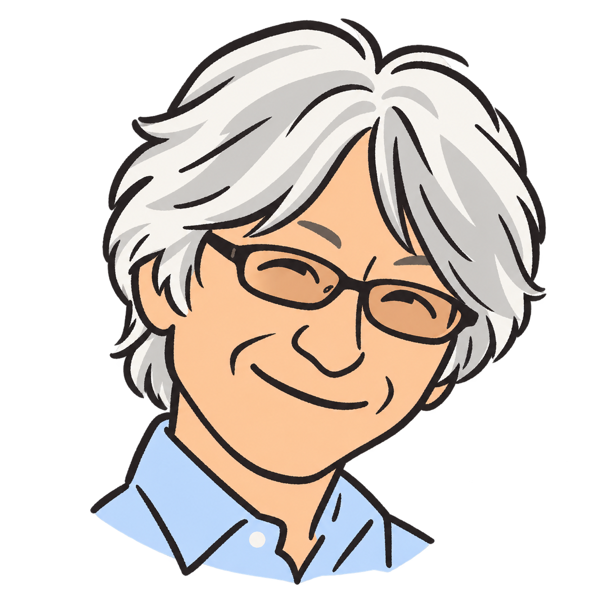 堀田社長のイラスト